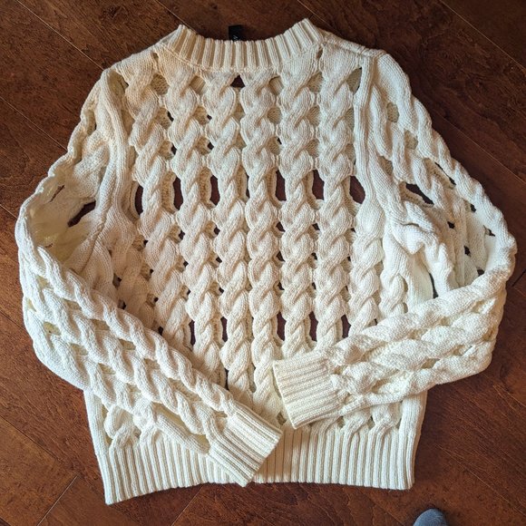 Marc Cain open Knit wool sweater - Picture 5 of 6